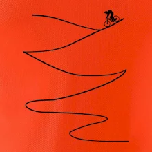 Cyklo zjazd z kopca Cyklo zjazd z kopca