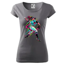 Baseballová nadhazovačka neonový pop art