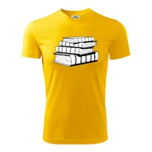 Knihy čiernobiele na sebe