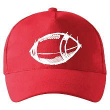 Americký futbal lopta skica