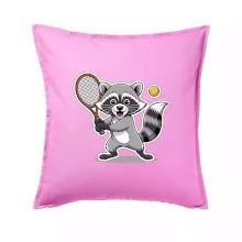 Mýval hrá tenis kreslený