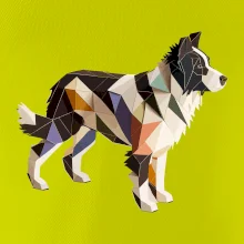 Border kólia zlepená z papiera