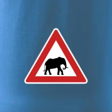 Dopravná značka - Pozor slon
