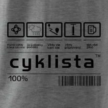 Čiarový kód - cyklista