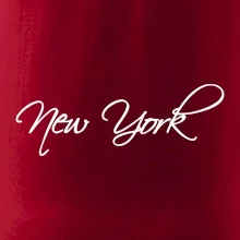 New York nápis písacím