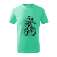 Naštvaný Dinosaurus na bicykli
