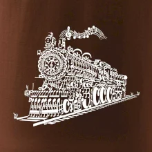 Stará lokomotiva z not