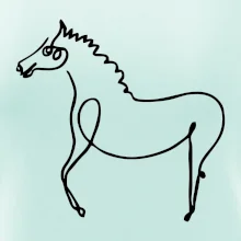 Kôň kreslený Kôň kreslený