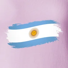 Argentína vlajka obhrýzaná