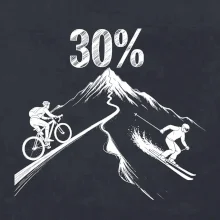 Narodeniny cyklista a lyžiar 30