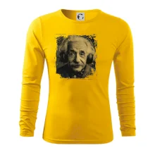 Albert Einstein so slúchadlami Albert Einstein so slúchadlami