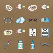 Očný lekár ikony