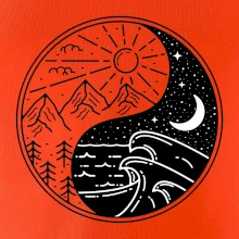 Yin & Yang hory a moře Yin & Yang hory a moře