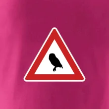 Dopravná značka - Pozor sova Dopravná značka - Pozor sova