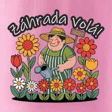 Záhrada volá - záhradník a slnečnice