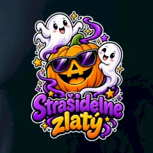 Strašidelne zlatý - veselá tekvica a duchovia