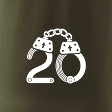 Narodeninové tričko pre policajta - putá 20