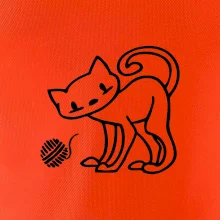 Mačka - Klbko - prsia