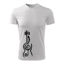 Husľový kľúč gitara