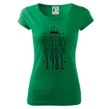 Queens are born in 1981 Queens are born in 1981