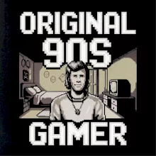 Original 90s gamer - béžový Original 90s gamer - béžový