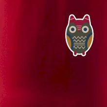 Folklór na prsníku sova