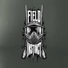 Čiernobiela maska – Field Instinct paintball