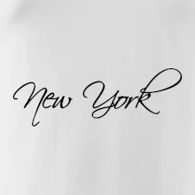 New York nápis písacím