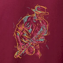 Jazz saxofón splash