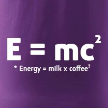 e = mc2 - coffee milk