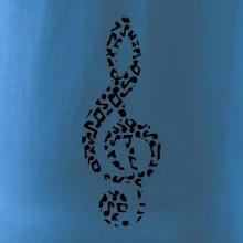 Husľový kľúč z nôt