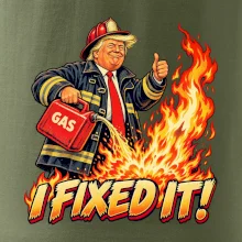 Donald Trump jako hasič I fixed it