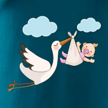 Bocian čakáme bábätko - dievča