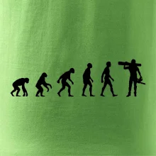 Evolúcia drevorubač - píla a kmeň