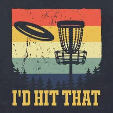 Disc golf player retro vintage Disc golf player retro vintage