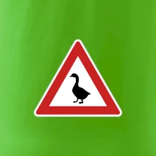 Dopravná značka - Pozor hus Dopravná značka - Pozor hus