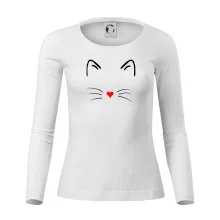 Mačka - srdce namiesto nosa Mačka - srdce namiesto nosa