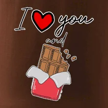 I love you and chocolate