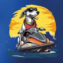 Chrt na vodnom skútri