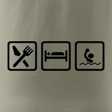 Eat sleep vodné pólo v rade