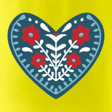 Folklór - srdce modré plné