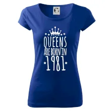 Queens are born in 1981 Queens are born in 1981