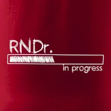 In progress titul RNDr. doktor / doktorka prírodných vied