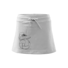 Futbalová lopta kopačka jedným ťahom Futbalová lopta kopačka jedným ťahom