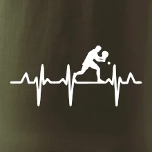 EKG stolný tenista stojaci