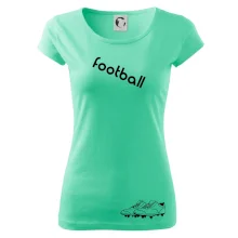 FOOTBALL nápis šikmo FOOTBALL nápis šikmo