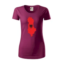 Albánsko mapa a znak