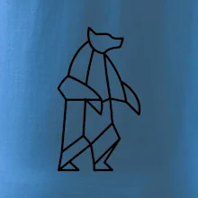 Geometria ľadový medveď stojaci