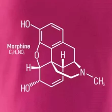 Molekulárna štruktúra Morfín