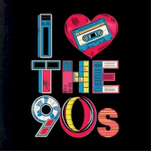 Aj love 90s - srdce a kazeta